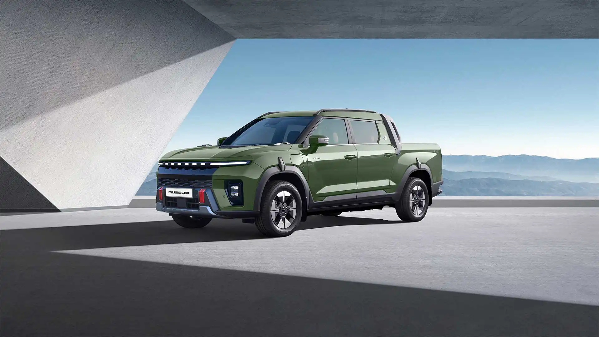 KGM Musso EV Der Erste Vollelektrische Pick Up Von KGM